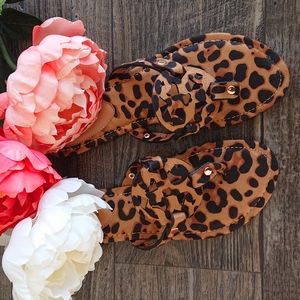 🌸Medallion Sandals- Leopard